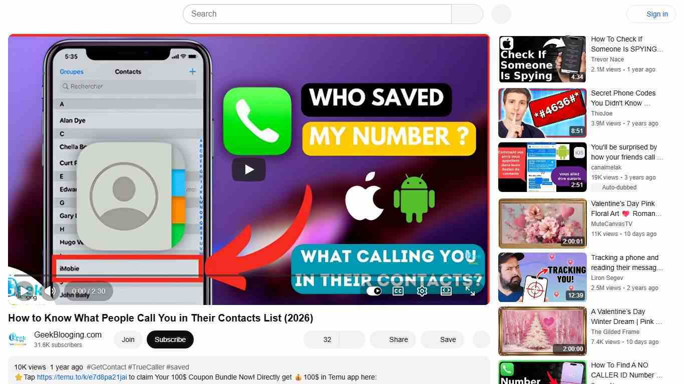 How to Know What People Call You in Their Contacts List (2026) - YouTube