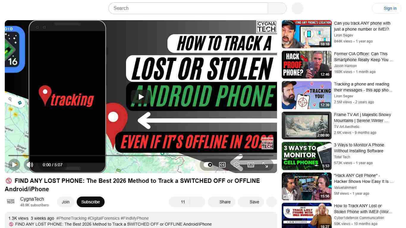 📵 FIND ANY LOST PHONE: The Best 2026 Method to Track a SWITCHED OFF or OFFLINE Android/iPhone - YouTube