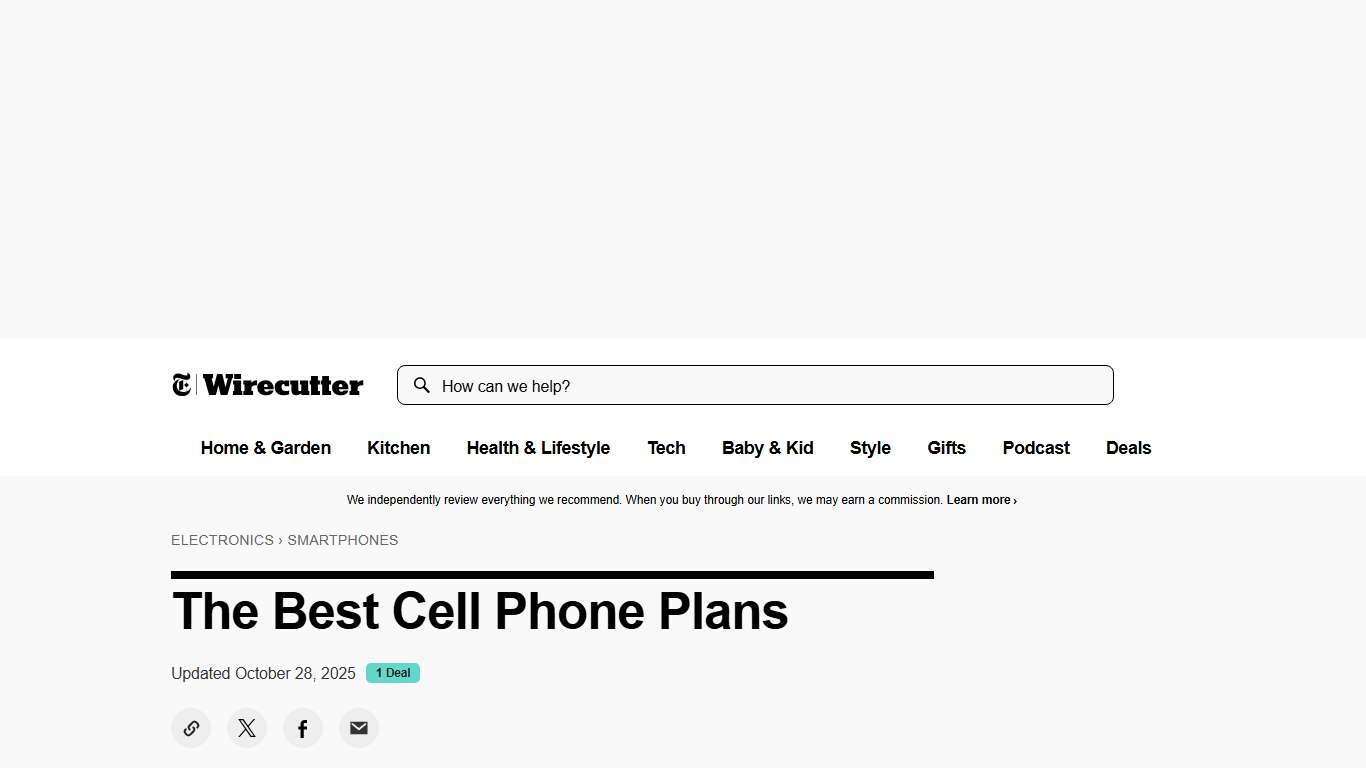 The 5 Best Cell Phone Plans of 2026 | Reviews by Wirecutter